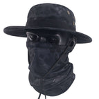 Black python pattern [first generation hat + mesh mask]