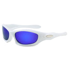 White frame revo blue