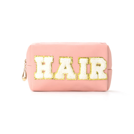 Cross-Border Popular Letter Cosmetic Bag Large Capacity Portable Toiletry Bag Portable Waterproof Cosmetic Multi-Functional Storage Bag