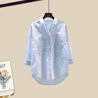 Blue Shirt Top [Single Piece]] / M [Suggested 40.00 kg-50.00 kg]]