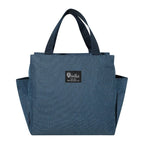 Double pocket lunch bag [Navy Blue]]
