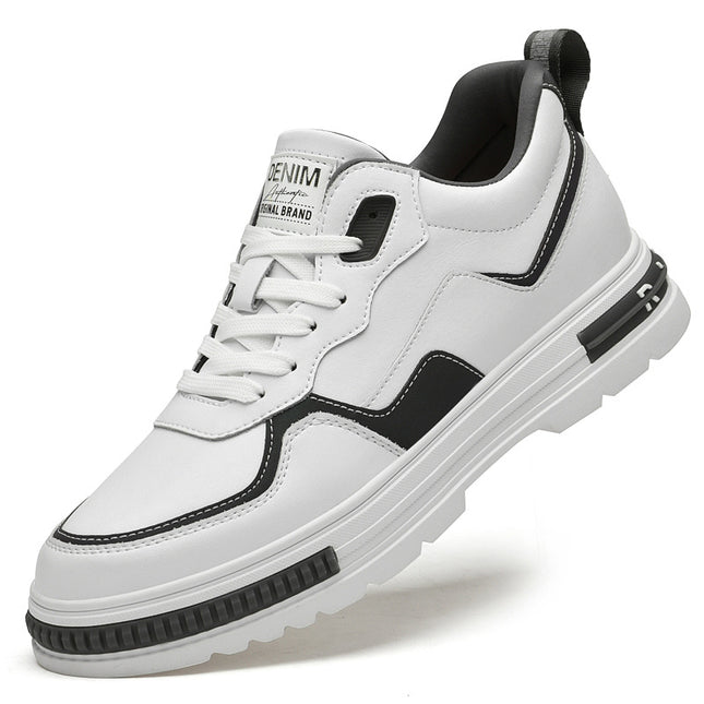 Men's Shoes 2025 New Summer Leather Casual Sports Breathable Casual Men's Kitchen Non-Slip Work Men's Shoes Trendy Shoes