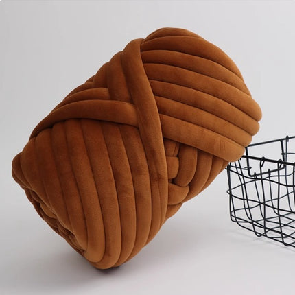 Extra Thick Filled Cotton Icelandic Velvet Wool Ball Woven Bag Pillow Handmade Blanket Cat Nest DIY Cat Nest Thick Wool