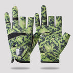 [long finger]—green camouflage / M [women's/men's is too small]