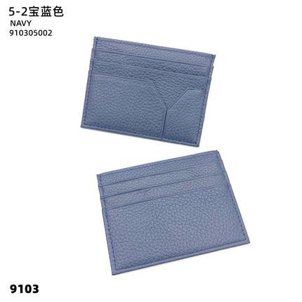 2025 Cross-Border Hot-Selling Ultra-Thin Creative Leather Card Holder Men's Commuter Bag First-Layer Cowhide Women's High-End Card Holder