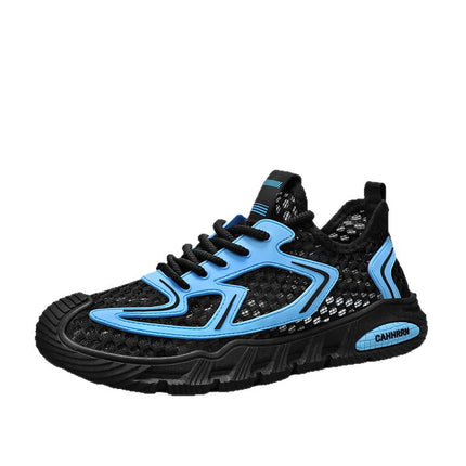 Air-Conditioned Shoes, Ultra-Light Outdoor Large Size Breathable Hollow Large-Eye Mesh Sports Shoes, Casual Dad Shoes, Men's Designer Models