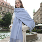 Foggy purple / Aa wool 330g (200*70cm)