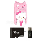 Pink cat+32g+card reader
