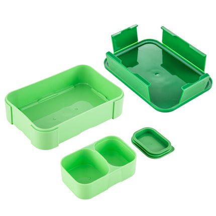 Qijia European Cross-Border Children's Mini Lunch Box Microwaveable Student Compartment Sealed Lunch Box Snack Box