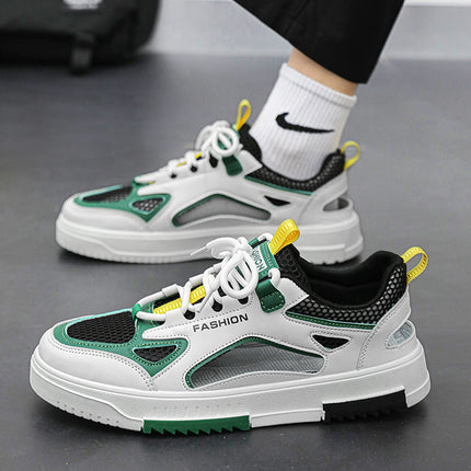 Sandals Men's Summer 2024 New Hollow Mesh Sports Baotou Mesh Shoes Teenagers Breathable Deodorant Beach Outerwear