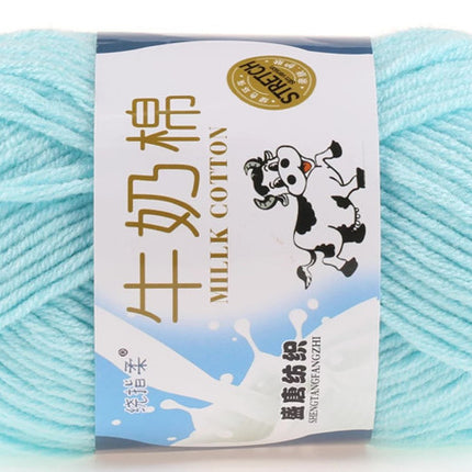 Five-Strand Milk Cotton Wool Ball Wholesale Medium Thick Thread Crochet Doll Shoes Scarf Handmade DIY Knitting Material Package