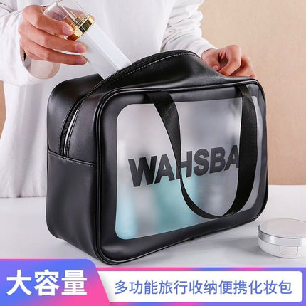 TikTok Same Style Cosmetic Bag Large Capacity Portable Portable Cute Women's Travel Portable Simple Wash Storage Bag Waterproof