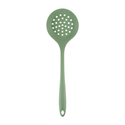 Acura Green Silicone Kitchenware Non-stick Cookware with Spade and Spoon Set Easy to Clean Kitchen Silicone Heat-resistant Kitchenware Five-piece Set