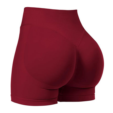 Cross-Border European and American Hot-Selling Yoga Three-Point Pants, Tight-Fitting Outer Wear, High-Waisted Buttocks for Women, Wholesale Price, Ready-Made Models