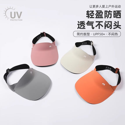 Summer New Sunscreen Hat UV-resistant Traceless Integrated Hat Wide-brim Face-covering Outdoor Empty-top Sunshade Biker Women
