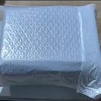 White pearl cotton packaging 21 grid black pill box / 15.6X12X4CM