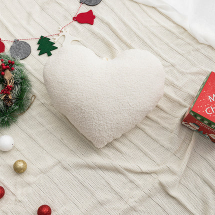 New Christmas pillow holiday decoration love pillow model room bedroom bedside tufted cushion pillowcase wholesale