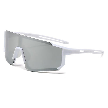 New Cross-Border Outdoor Cycling Sports Glasses for Men and Women, Fashionable One-Piece Large Lens Protective Goggles