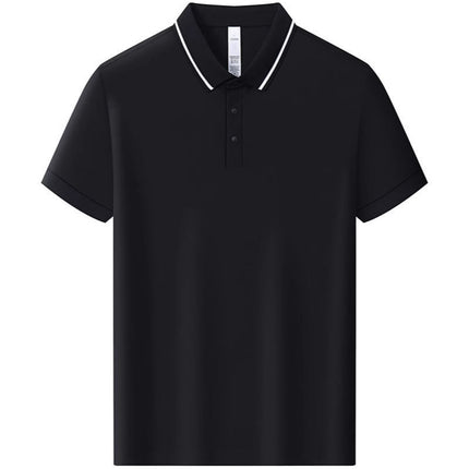 165 grams of ice-sensitive breathable dynamic pearls POLO shirt overalls short sleeve lapel diy group company factory clothing tooling