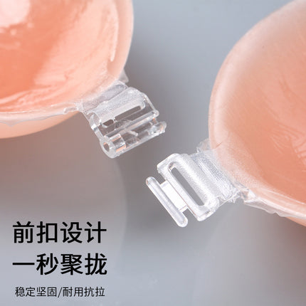 Wholesale Silicone Breast Pads, Push-Up, Non-Falling, Thickened Breast Pads, Wedding Dress Suspenders, Summer Invisible Anti-Exposure Breast Pads