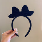 Black bow headband (EM0943)