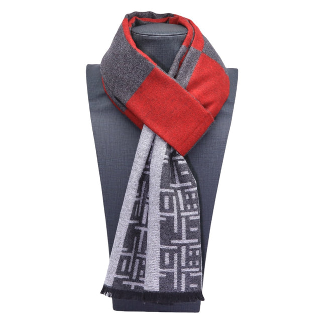 2024 New Autumn and Winter Scarf Fashion Men's Warm Cold-proof All-match Scarf Windshield Casual British Style Scarf