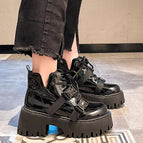 Black patent leather / 35