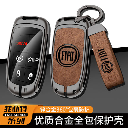 Fiat key case Guangqi Fike Feixiang Feiyue OTTINO Zhiyue car key case metal protective case buckle