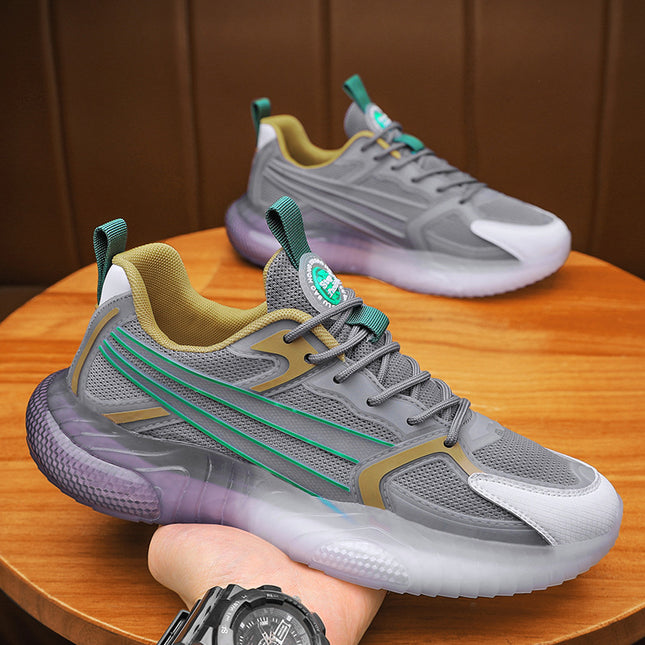 Men's Shoes New Autumn and Winter Versatile Breathable Mesh Popcorn Sneakers Trendy Casual Running Shoes for Young People