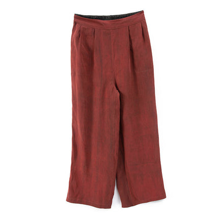 Double-Face Double-Wearing 30-Mm Rejuvenated Satin Xiangyun Yarn Top 100 Mulberry Silk Pants