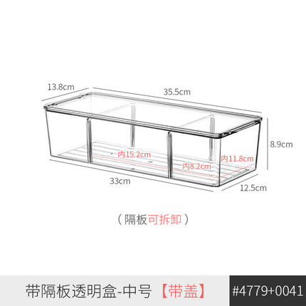 Refrigerator Storage Box Storage and Organization Artifact Drawer Box Storage Box Organization Box Egg Food Preservation Box Kitchen
