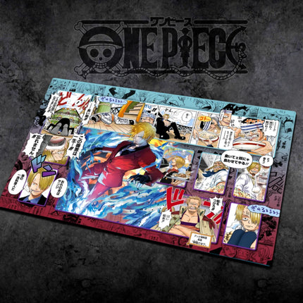 60*35cm Anime One Piece OPCG GAME Card PlayMat Comic Series New Four Emperors Teach Shankusu Buggy Luffy Chopper Collection Toys