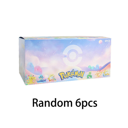 12 Pok é mon Action Dolls Pikachu Blind Box Anime Models Desktop Decorations Pok é mon Toys Children's Birthday Gifts