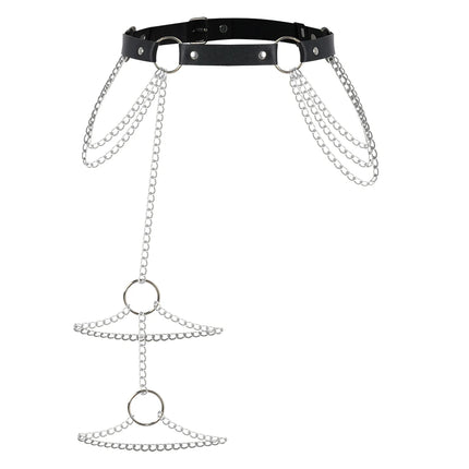 Women Sexy Harness Corset Leather Lingerie Bondage Belt BDSM Chest Harness Underwear Suspenders Erotic Fetish Clothing Sex Toys