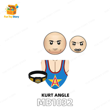 MB1030-036 Wrestlers and Gladiators Assemble Building Blocks and Doll Toys,Collected by Wrestling Enthusiasts, Gifts for People
