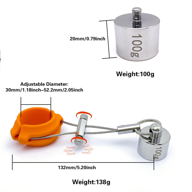 Male Penis Ring Weights,Dick Weight Trainers,Adjustable Weights,Glans Testicle Dumbbells,Adult Toy Sex,Masturbation Devices