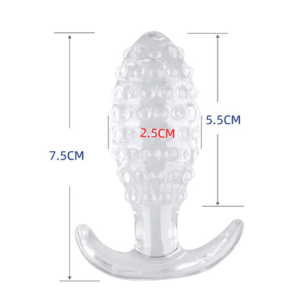 Soft Silicone Anal Toy Butt Plug Anal Plug Unisex Sex Stopper Adult Toys for Men/Women Anal Trainer for Couples Sex Products 18+