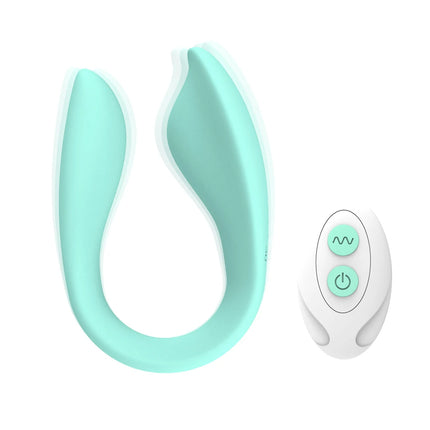 9 Speed U-Shape Vibrator with Wireless Remote – Dual Motors Clitoral G Spot Stimulator, Wearable Sex Toy for Women Adults