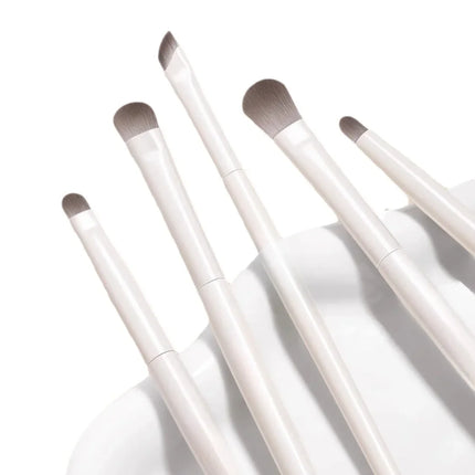 Cloud Porcelain 8-Piece Eyeshadow Brush Set Soft Bristle Blade Edge Eyeshadow Brush Nasal Shadow Brush Eye Makeup Diffusion Brus