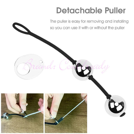 Metal Geisha Balls Vaginal Egg Kegel Ben Wa Ball Anal Beads Vagina Tighten Exercise Anal Plug Sex Toy for Women Sexshop