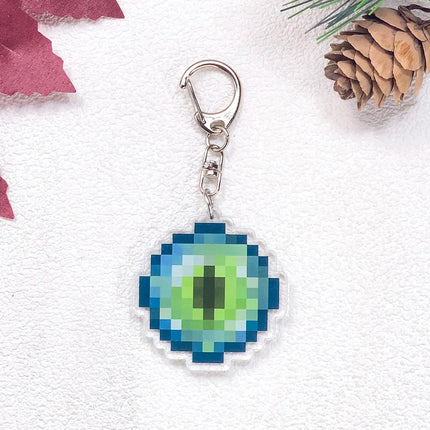 1/27Pcs Game Totem of Undying Car Keychain Accessories Acrylic Cute Charms Pendant For Bag Funny Key Holder Backpack Decoration