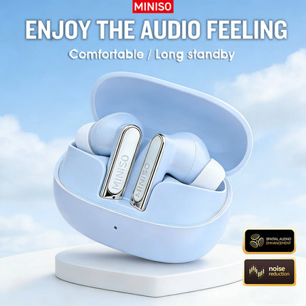 MINISO MS106 Bluetooth Earphone TWS Wireless Headphones Long Battery Life Sports Earphones Noise Reduction Comfortable Earbud