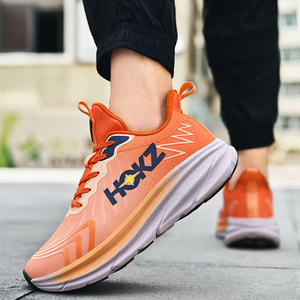 Carbon Plate Air Cushion Running Shoes for Men Soft Chunky Sneakers Women Daily Commuting Shoes Outdoor Casual Walking Shoes