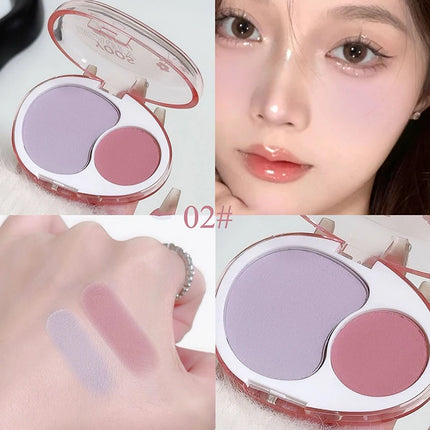 Blush Powder Palette Natural Matte Brighten  Potato Mud Milk Peach Pink Purple Apricot Rubores Rouge Korean Dupes Blusher Makeup