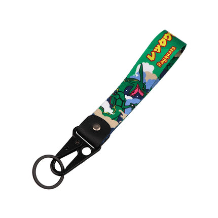 Cartoon Keychain Lanyard Cute Gengar Keyrings Wrist Straps for Backpacks Car Keys Holder Charm Anime Cosplay Accessories
