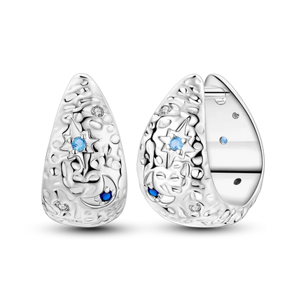 925 Sterling Silver Earrings Women 2025 Jewelry Hoop Ear Studs Sparkling Pave Earring Wedding Gift For Anniversary