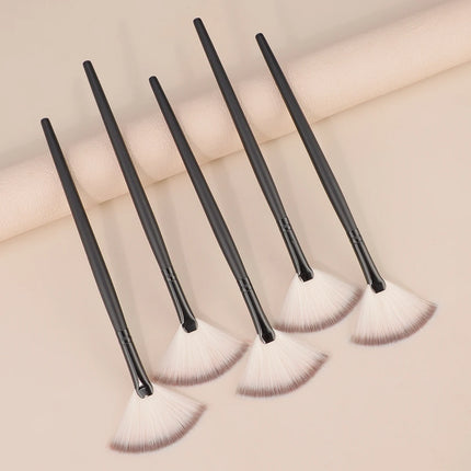 Professional Handmade Makeup Brushes Soft Saibikoho Goat Hair Small Fan Highlighter Eye Shadow Brush Ebony Handle Make Up Brush