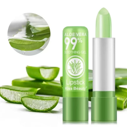 1/12pcs Color Changing Tinted Lip Balm Lipstick Aloe Vera Lipstick Moisturizing Long Lasting Moisturizing Nourishing Lip Care