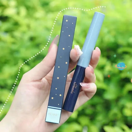 Silver Silk Fiber Matte Mascara Makeup Ultra-Fine Brush Lengthens Eyelashes Waterproof Fast Dry Eyelash Extension Mascara Makeup