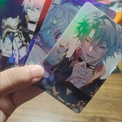 Honkai:Star Rail Phainon Mydei Tribbie Laser Lomo Card Photocard HD Double-sided Album Photo Card For Fans Collection Postcard